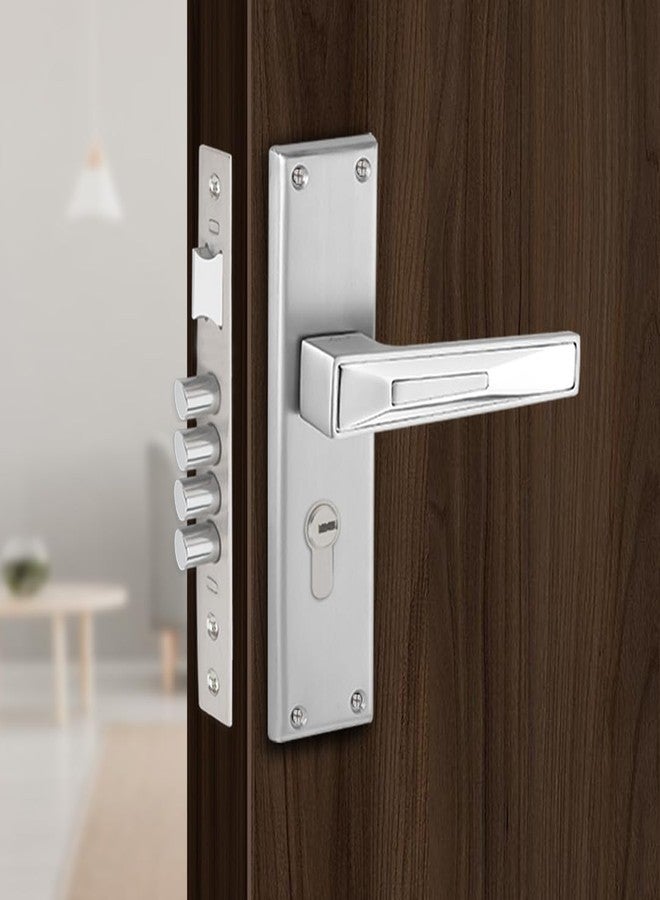 Link Axen Mortise Lock |for Main & Internal Door in Home, Office, Hotel | 10 Inches Heavy Duty Handle Set with Both Side Key Access, 3 Keys |SS Finish|2 Years Warranty - Image 1